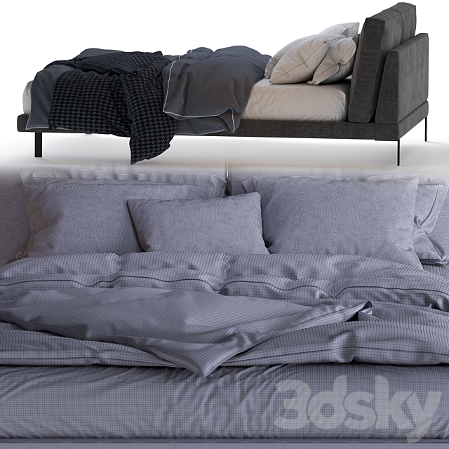 Alivar Bed LADY B 3DSMax File - thumbnail 3