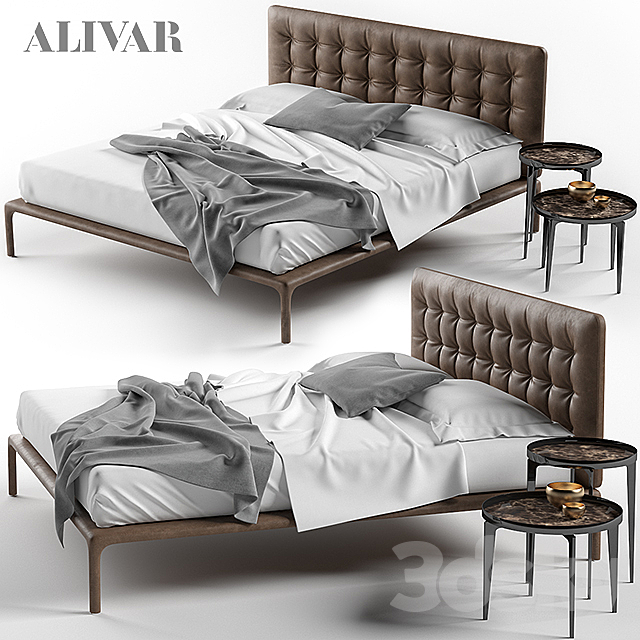 Alivar Boheme Bed 3DSMax File - thumbnail 1