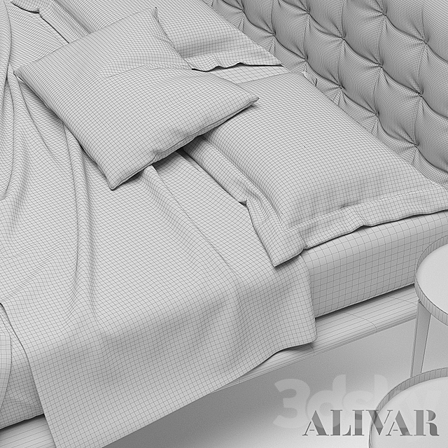 Alivar Boheme Bed 3DSMax File - thumbnail 2