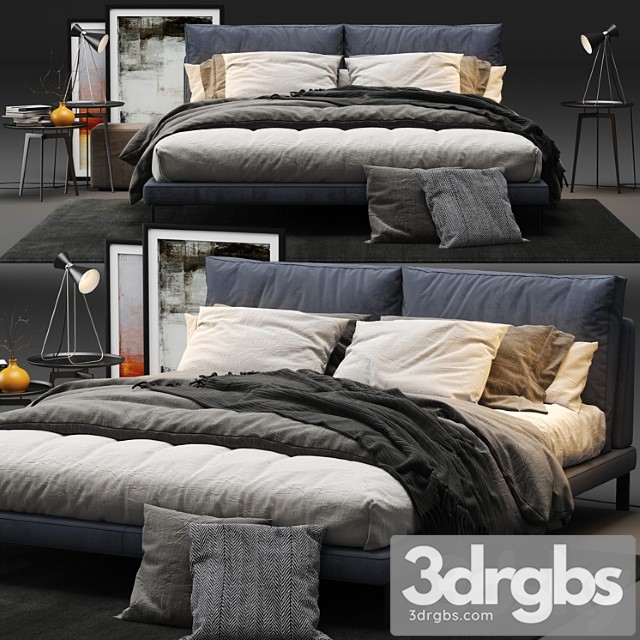 Alivar lady b bed 2 3dsmax Download - thumbnail 1