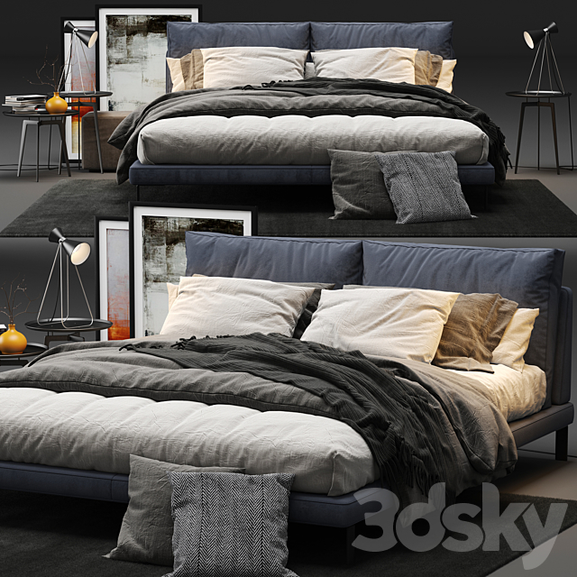 Alivar Lady B Bed 3DSMax File - thumbnail 1