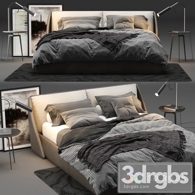 Alivar Lagoon Bed 3dsmax Download - thumbnail 1