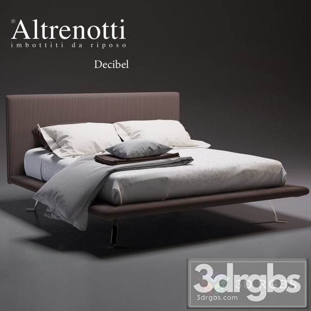 Altrenotti Decibel Bed 3dsmax Download - thumbnail 1