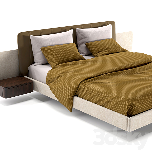 Amanda bed 3DSMax File - thumbnail 2