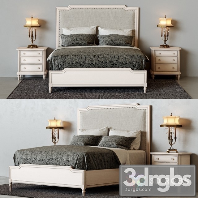 American Drew Bed 3dsmax Download - thumbnail 1