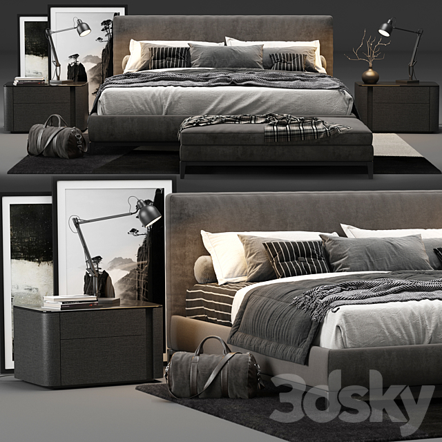 Andersen Bed 3DSMax File - thumbnail 1