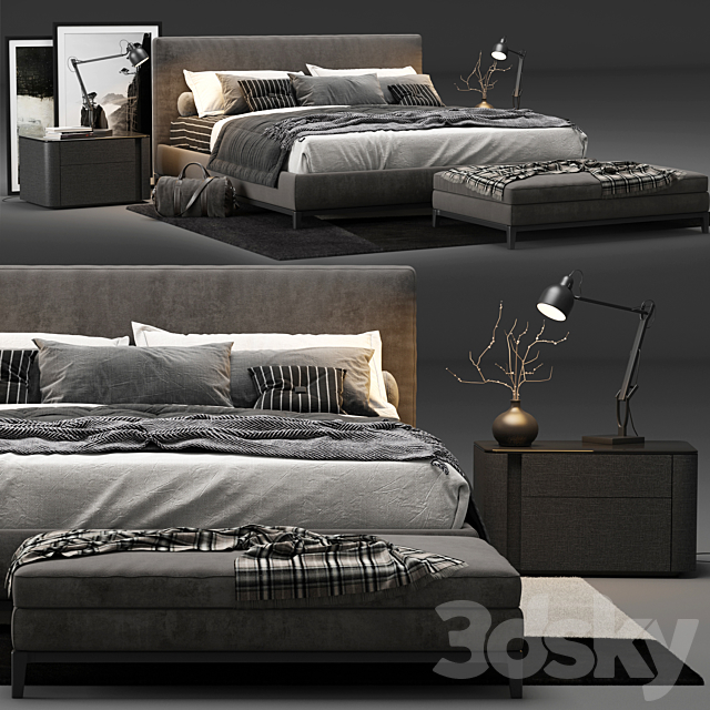 Andersen Bed 3DSMax File - thumbnail 2