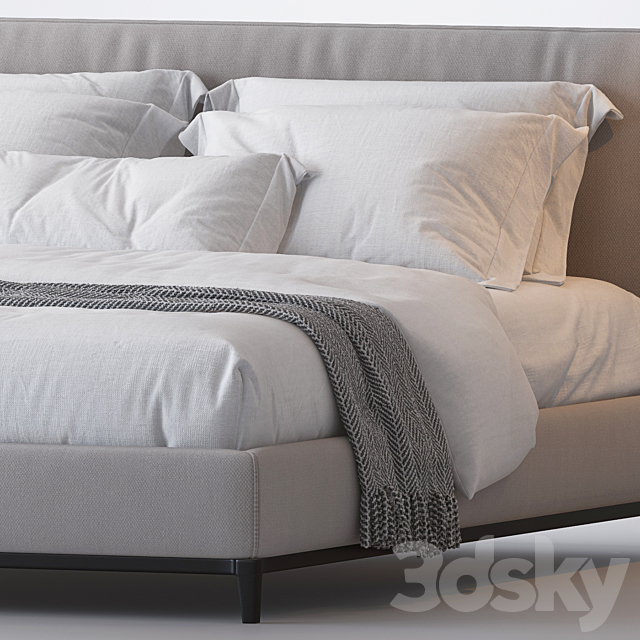 ANDERSEN BED BY MINOTTI 3DS Max Model - thumbnail 3