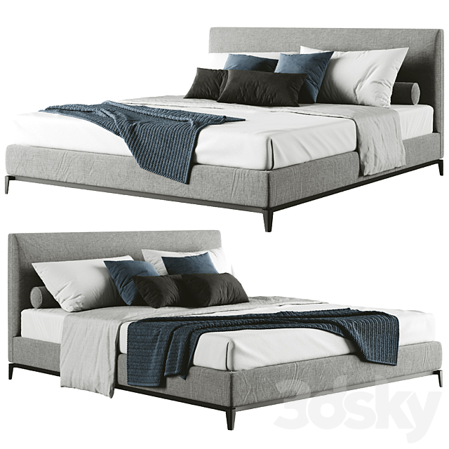 Andersen Bed Minotti 3DSMax File - thumbnail 1