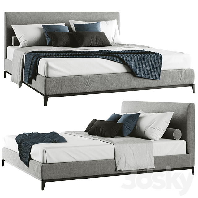 Andersen Bed Minotti 3DSMax File - thumbnail 3