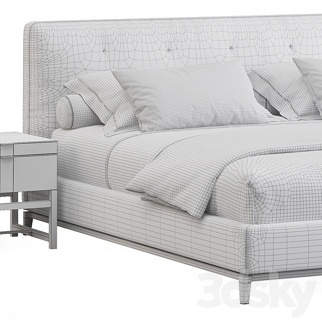 Andersen Quilt Bed by Minotti 3DSMax File - thumbnail 4