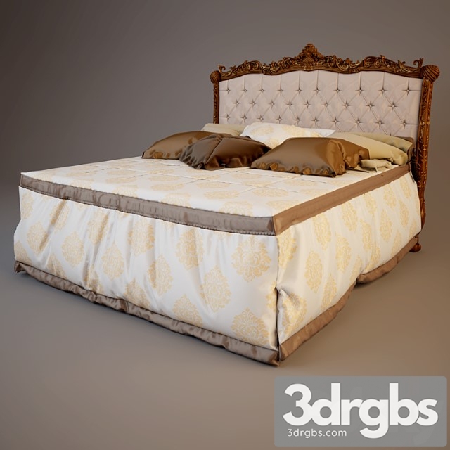 Angelo Cappellini Bed 3dsmax Download - thumbnail 1