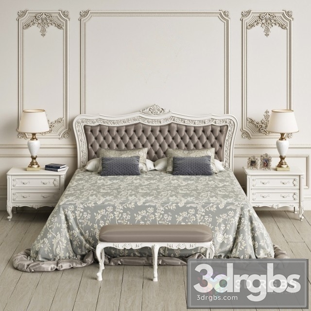 Angelo Cappellini Itaca Bed 3dsmax Download - thumbnail 1