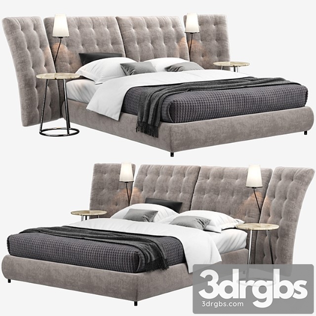 Angle flou bed 2 3dsmax Download - thumbnail 1