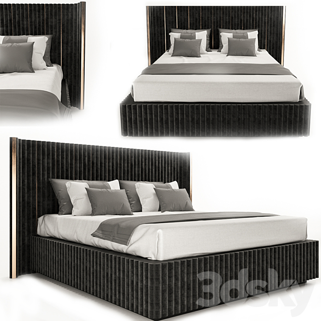 Any Home K027 bed 3DSMax File - thumbnail 1