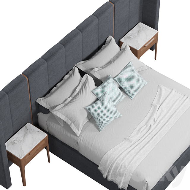 Apollo Porada bed 3DSMax File - thumbnail 2