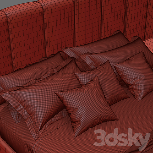 Apollo Porada bed 3DSMax File - thumbnail 3