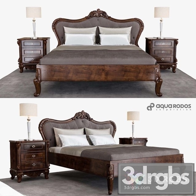 Aquarodos Bed 3dsmax Download - thumbnail 1