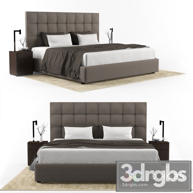 Arca Paolo Piva Bed 3dsmax Download - thumbnail 1