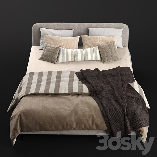 Aris Bed by Ditre Italia 3DSMax File - thumbnail 3