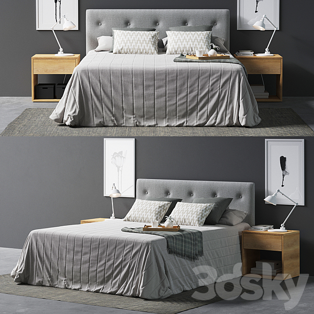 Arran bed 3DSMax File - thumbnail 1