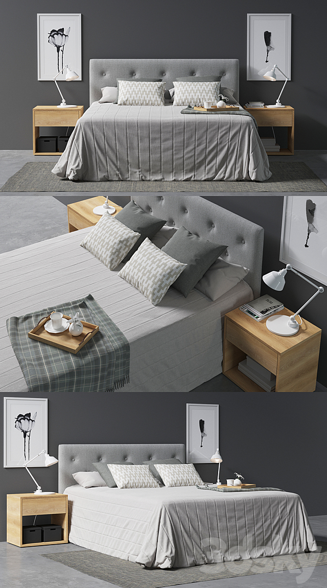 Arran bed 3DSMax File - thumbnail 2