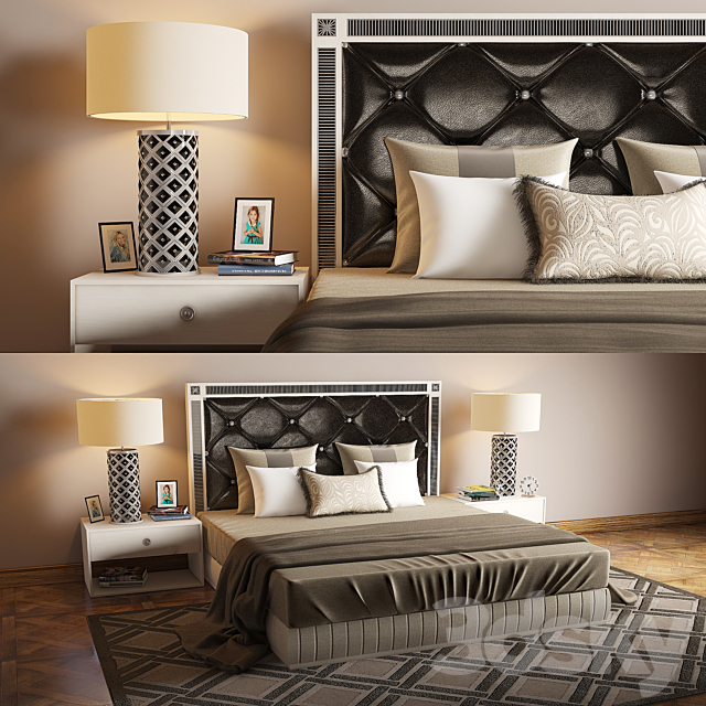 ART DECO BED 04 3DSMax File - thumbnail 1