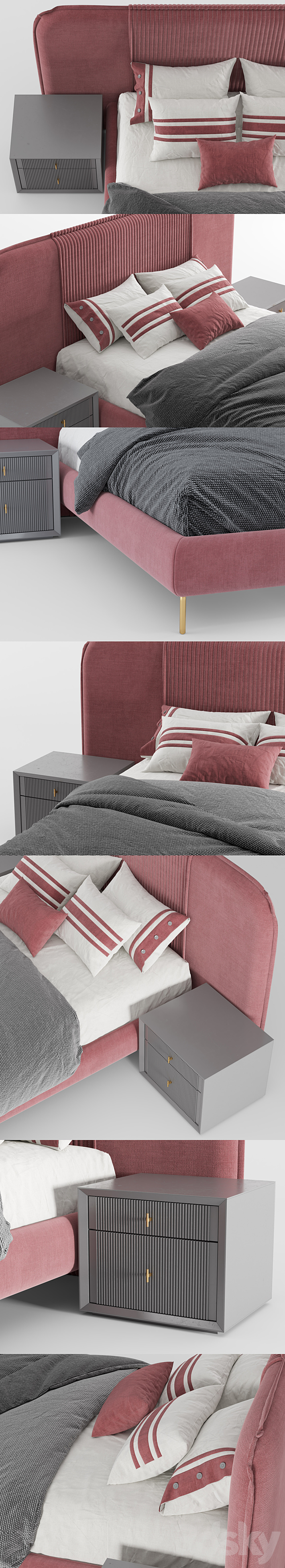 Astoria bed 3DSMax File - thumbnail 3