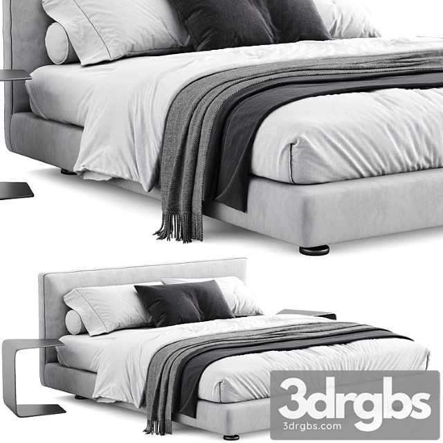 B B Italia Richard Bed 29 3dsmax Download - thumbnail 1