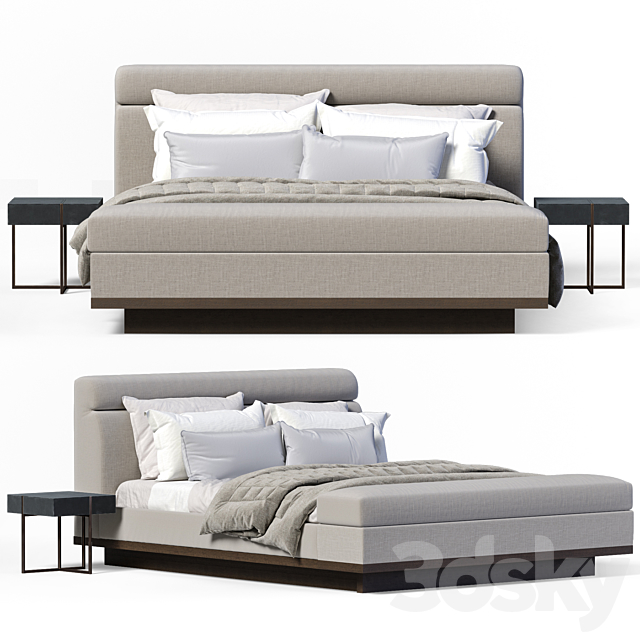 Baker panorama platform bed 3DSMax File - thumbnail 1