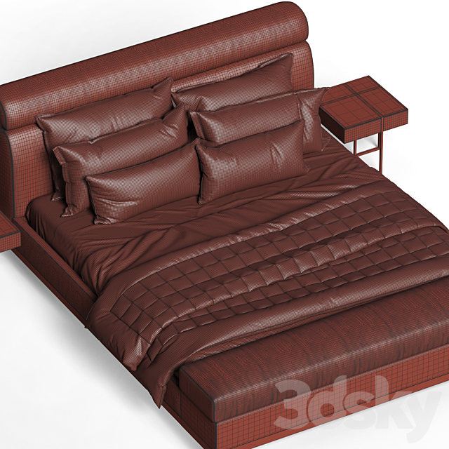 Baker panorama platform bed 3DSMax File - thumbnail 4