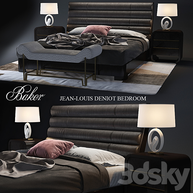 Baker TASHMARINE BED (King) V-ray & Corona 3DSMax File - thumbnail 1