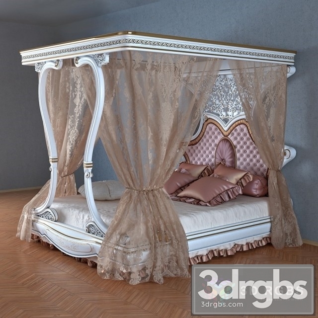 Baldahin Bed 3dsmax Download - thumbnail 1