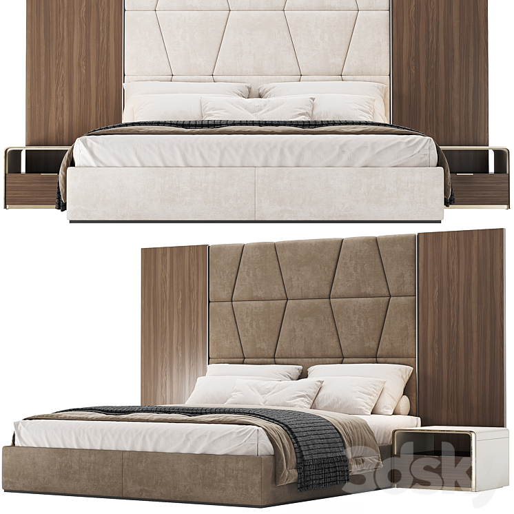 BALI BED EVANYROUSE 3DS Max Model - thumbnail 2