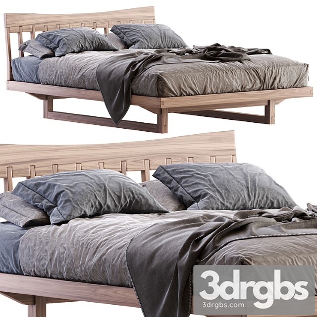 Bam bam wood bed 2 3dsmax Download - thumbnail 1