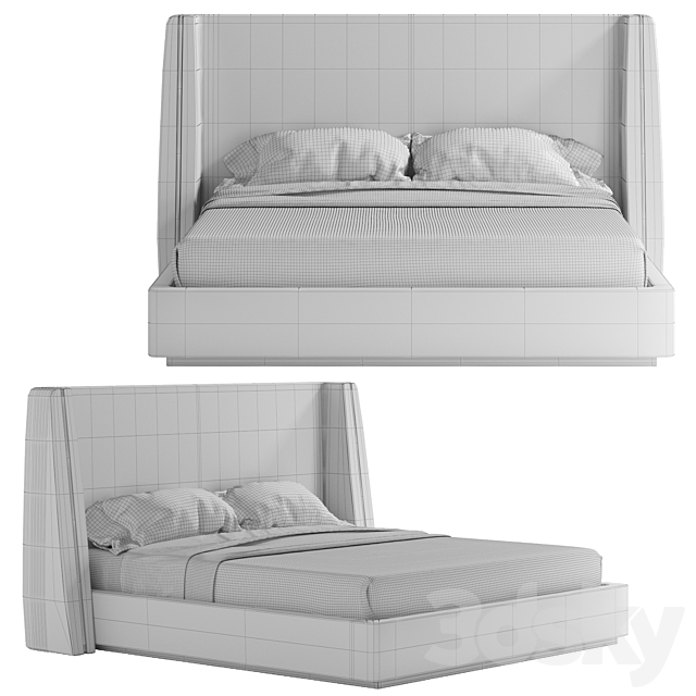 Barlow Bed Mezzo Collection 3DSMax File - thumbnail 3