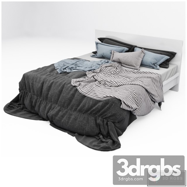 Basic Bed 1 3dsmax Download - thumbnail 1