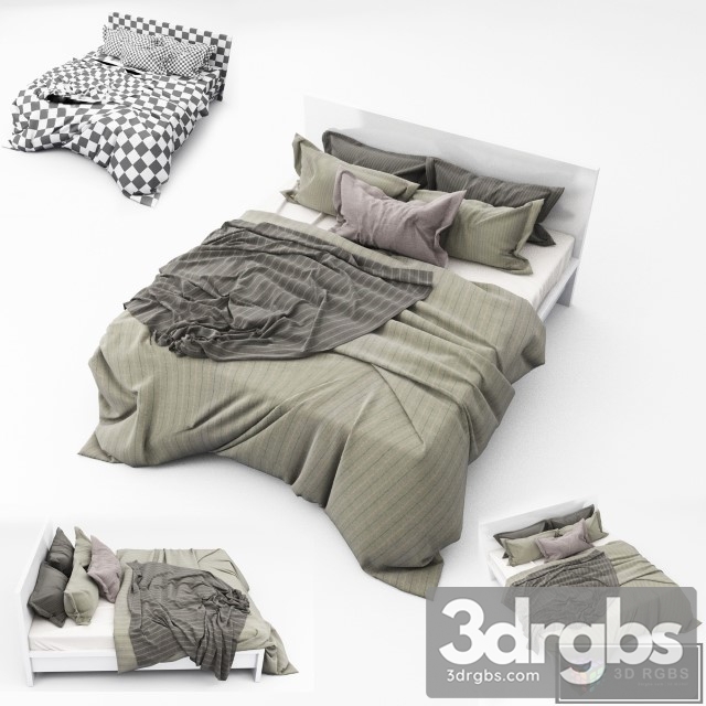 Basic Bed 3 3dsmax Download - thumbnail 1