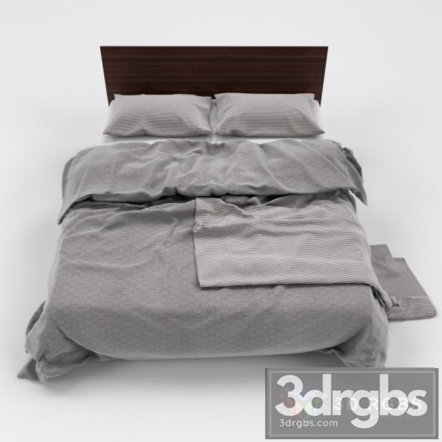 Basic Bed 3dsmax Download - thumbnail 1