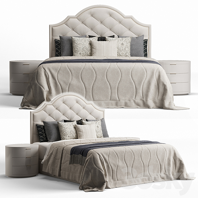 Bassett Bedroom Bonnet King Headboard 3DSMax File - thumbnail 1