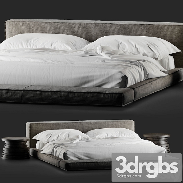 Baxter Budapest Bed Vol2 3dsmax Download - thumbnail 1