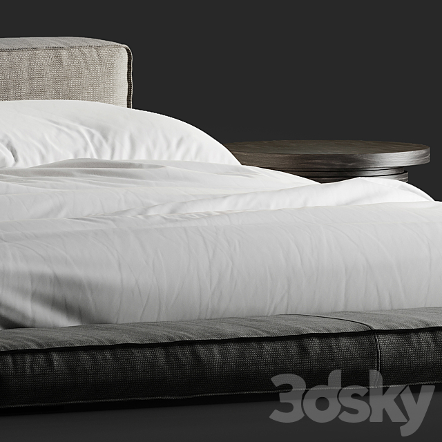 baxter budapest bed vol2 3DSMax File - thumbnail 3