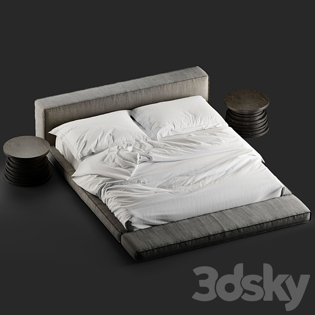 baxter budapest bed vol2 3DSMax File - thumbnail 4