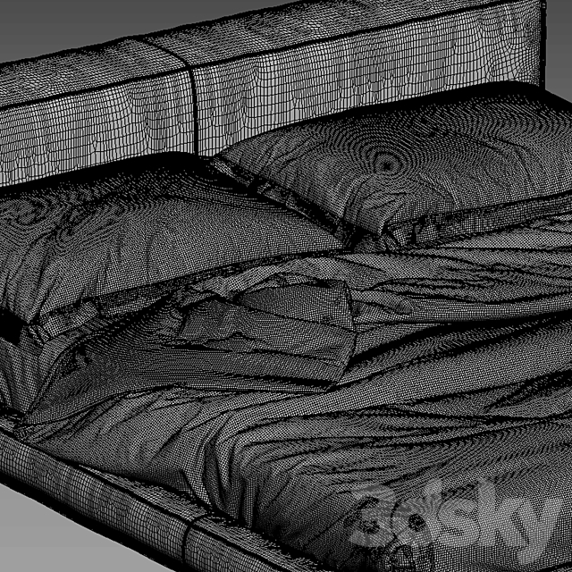 baxter budapest bed vol2 3DSMax File - thumbnail 7