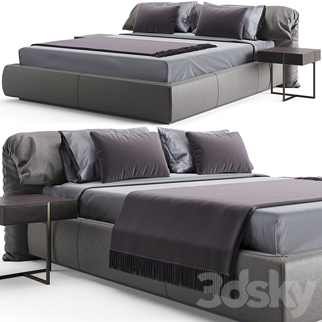 Baxter Casablanca Bed 3DSMax File - thumbnail 1