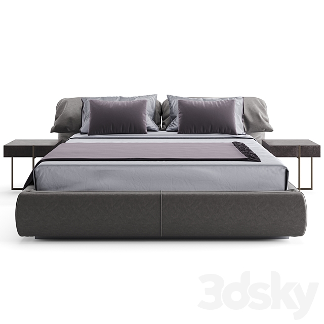 Baxter Casablanca Bed 3DSMax File - thumbnail 2