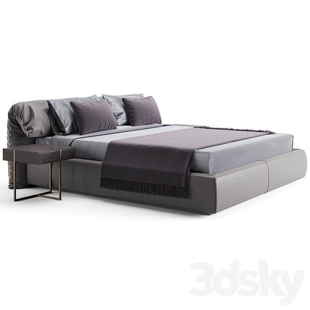 Baxter Casablanca Bed 3DSMax File - thumbnail 3