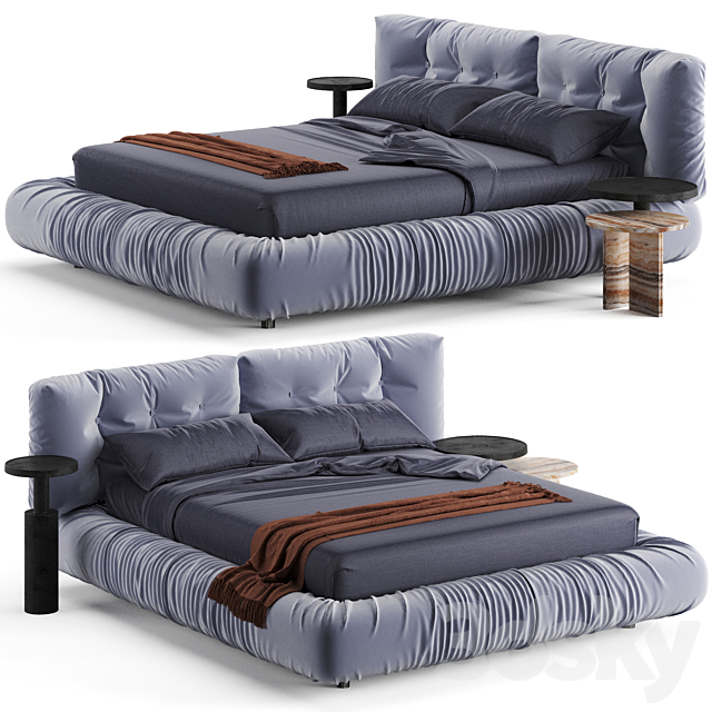 Baxter Milano Bed 3DSMax File - thumbnail 1