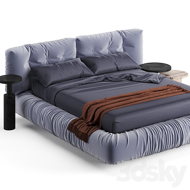 Baxter Milano Bed 3DSMax File - thumbnail 4