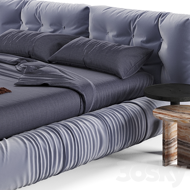 Baxter Milano Bed 3DSMax File - thumbnail 6